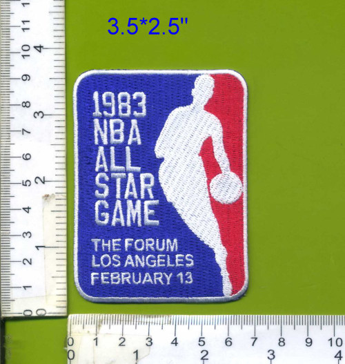 NBA All Star 2018-Headphones (Yellow); 3.5 Wide 2.6" Tall; 100% Embroidery; Knife Cut to Shape; ...