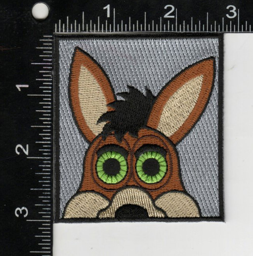 San Antonio Spurs Coyote Mascot; 3" Tall; 100% Embroidery; Knife Cut to Shape; Full Pressure Sen...