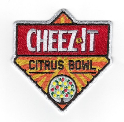 Cheez-It Citrus Bowl Game Patch (2022), 3.5" Wide x 3.5" Tall