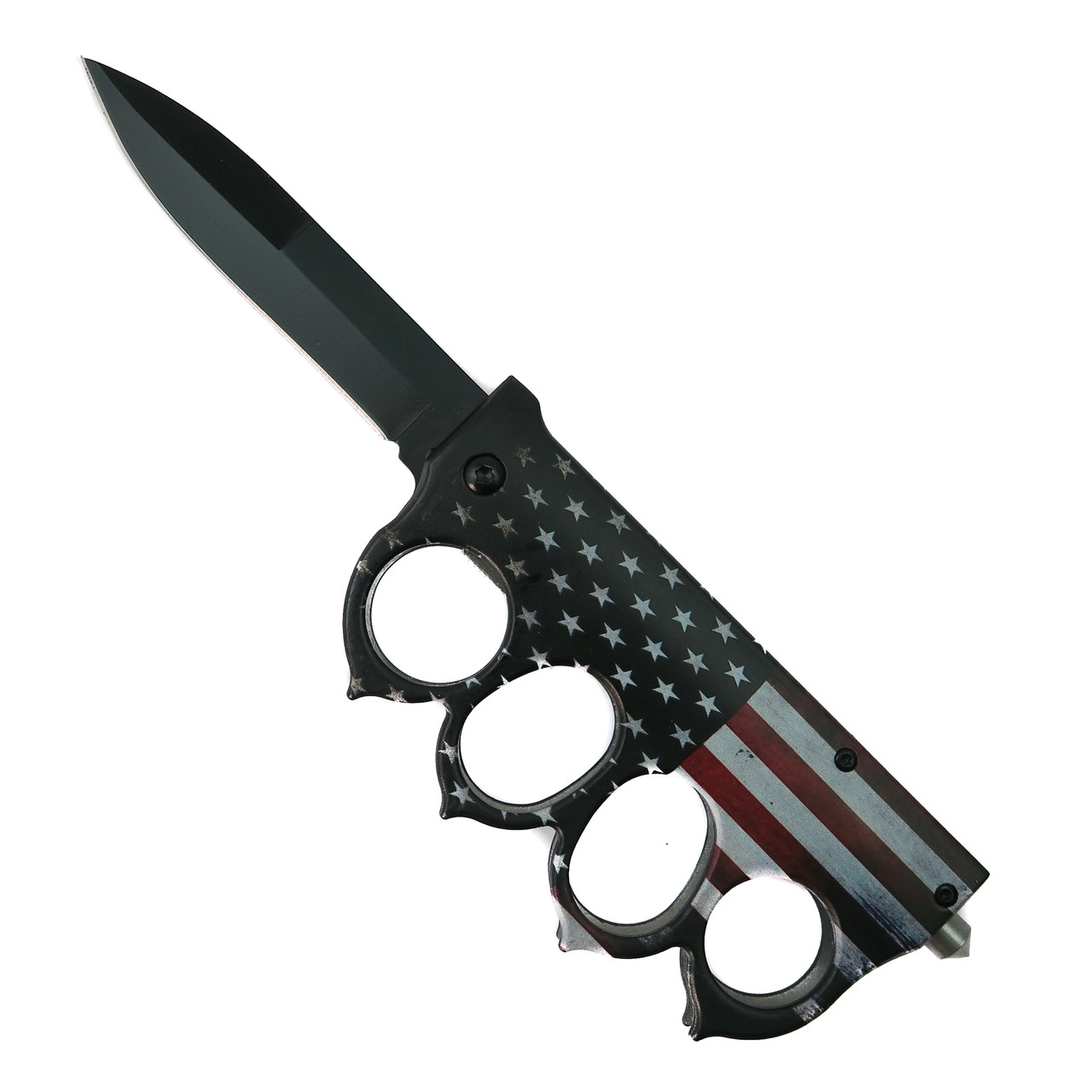 Knuckle Duster Folding Knife Outdoor Self-defense Pocket Knives