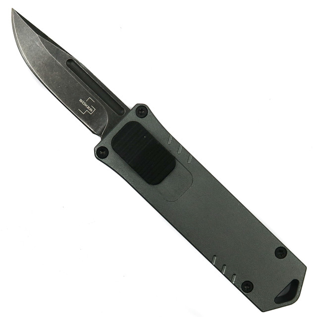 Boker Plus Exclusive White Kalashnikov OTF Auto Knife, Black