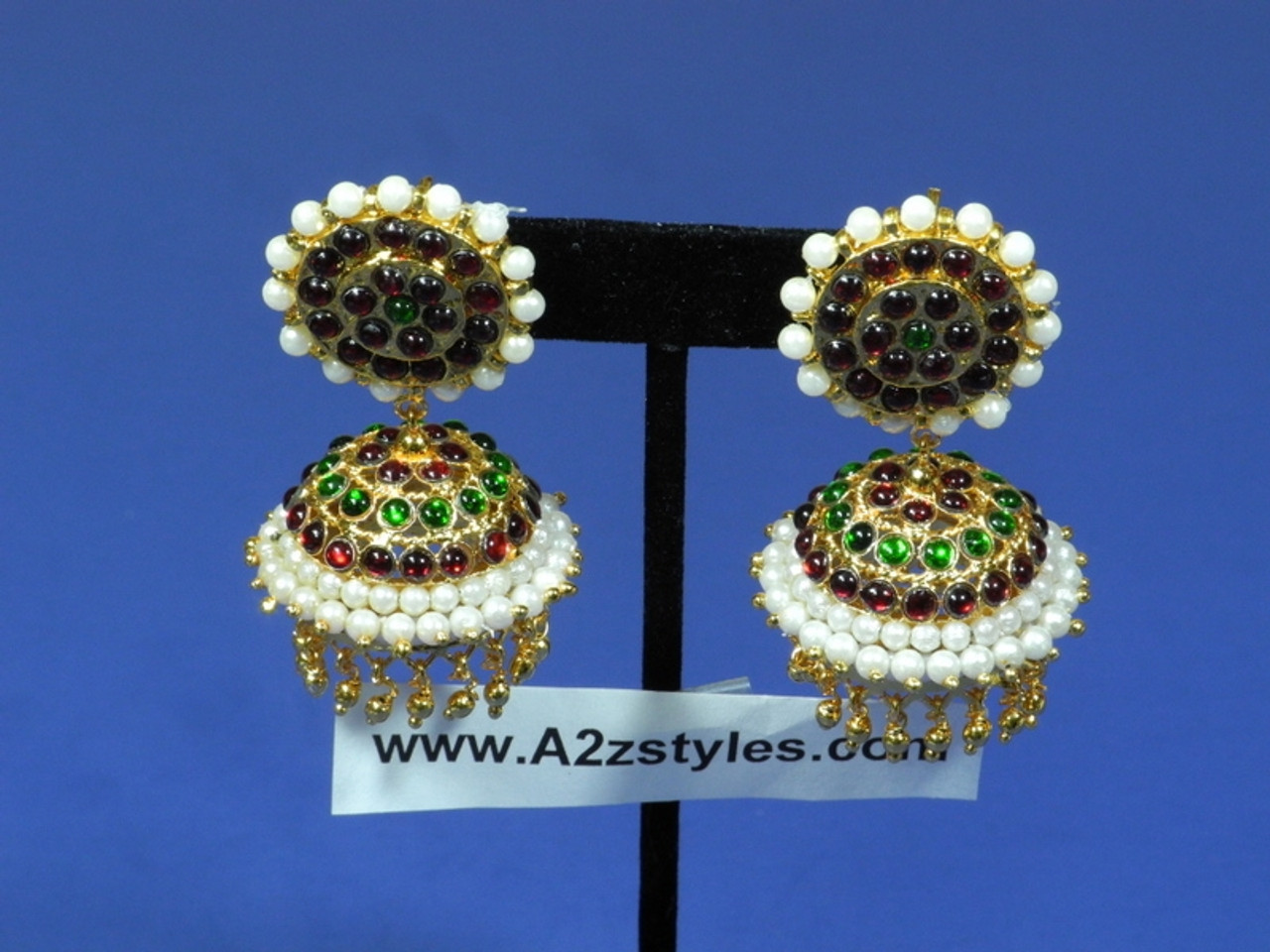 ZEVAR | Kundan Bridal Jewellery With Earrings & Maangtika set – Zevar