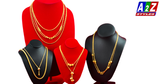 Buy Temple Necklace & Long Chain Sets for Bharatanatyam & Kuchipudi