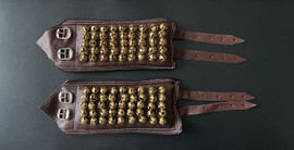 Ankle Bells/Salangai  5 Liners Leather DJ-LANKLET-5L-B2531