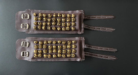 Ankle Bells/Salangai  4 Liners Leather DJ-LANKLET-4L-B2530