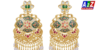 Shop Online Kuchipudi Earrings & Nose Stud Sets for Stage Performances