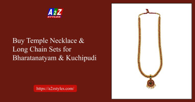 Buy Temple Necklace & Long Chain Sets for Bharatanatyam & Kuchipudi