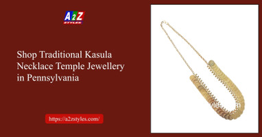 Shop Traditional Kasula Necklace Temple Jewellery in Pennsylvania