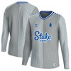 Everton Third Shirt 2023-24 Long Sleeve-Grey