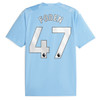Manchester City Home Shirt 2023-24 with Foden 47 printing-Sky Blue