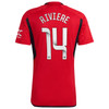 Manchester United WSL Home Shirt 2023-24 with Riviere 14 printing-Red