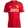Manchester United Cup Home Authentic Shirt 2023-24 with Mainoo 37 printing-Red