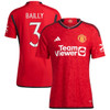 Manchester United Cup Home Authentic Shirt 2023-24 with Bailly 3 printing-Red