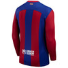 Barcelona Home Stadium Shirt Long Sleeve 2023-24-Royal