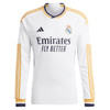 Jude Bellingham Real Madrid 2023/24 Home Long Sleeve Jersey-White