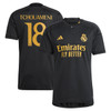 Real Madrid Third Shirt 2023-24 with Tchouaméni 18 printing-Black