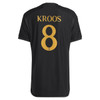 Real Madrid Third Authentic Shirt 2023-24 with Kroos 8 printing-Black