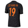 Paris Saint-Germain x Jordan Third Dri-Fit Adv Match Shirt 2023-24 With Champions League Printing Lee Kang In 19-Black