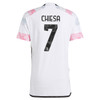Federico Chiesa Juventus 2023/24 Away Authentic Jersey-White