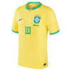 Neymar Jr. Brazil National Team 2022/23 Home Breathe Stadium Player Jersey - Yellow