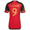 Romelu Lukaku Belgium National Team 2022-23 Home Authentic Jersey - Red