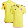 Colombia National Team 2022-23 Home Authentic Blank Jersey - Yellow