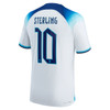 Raheem Sterling England National Team 2022-23 Authentic Home Jersey - White