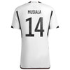 Jamal Musiala Germany National Team 2022-23 Home Authentic Jersey - White