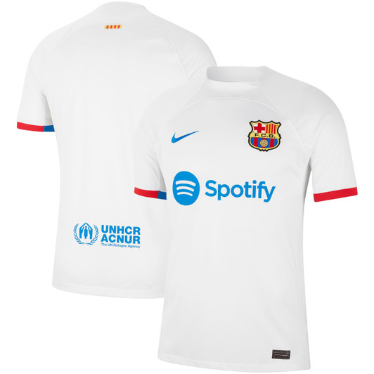 Barcelona Away Stadium Shirt 2023-24-White