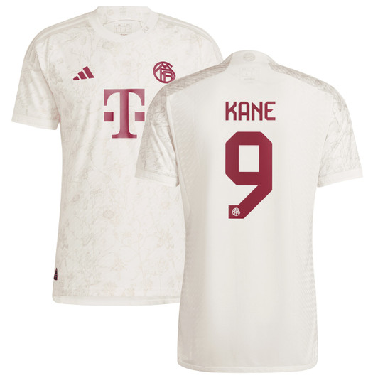 FC Bayern Third Authentic Shirt 2023-24 Harry Kane 9-White