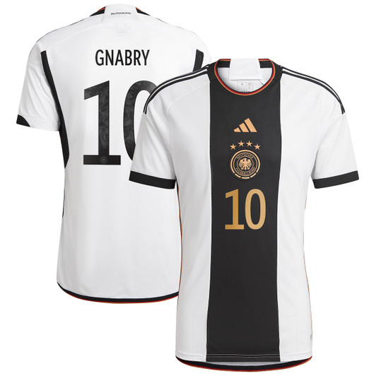 Serge Gnabry Germany National Team 2022-23 Home Player Jersey - White