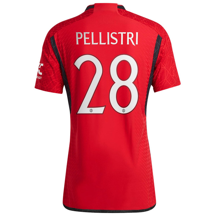 Manchester United Cup Home Authentic Shirt 2023-24 with Pellistri 28 printing-Red