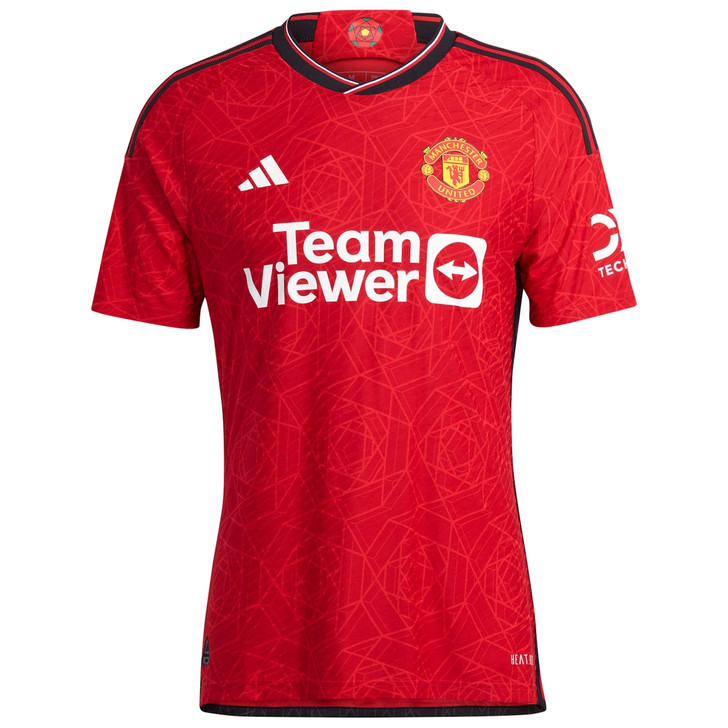 Manchester United Cup Home Authentic Shirt 2023-24 with Shaw 23 printing-Red