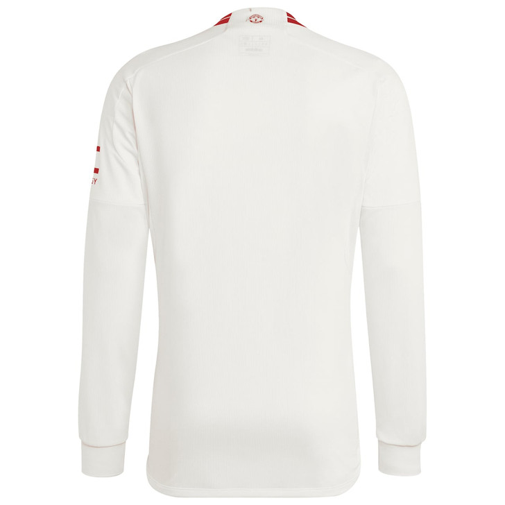Manchester United Third Shirt 2023-24 Long Sleeve-White