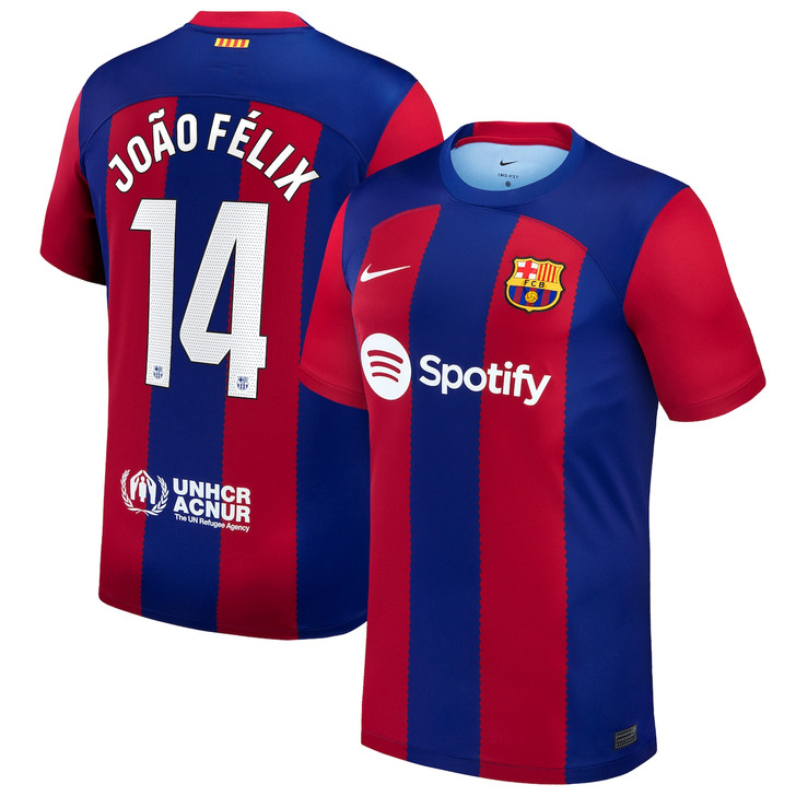 João Félix Barcelona 2023/24 Home Stadium Player Jersey-Royal