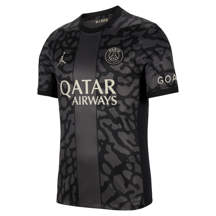 Paris Saint-Germain x Jordan Third Stadium Shirt 2023-24 With Mukiele 26 Printing-Black
