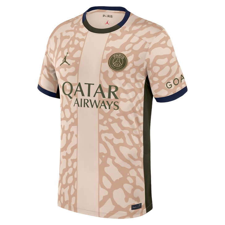 Psg Jordan Fourth Stadium Shirt 23/24 With Kurzawa 97 Printing-Tan