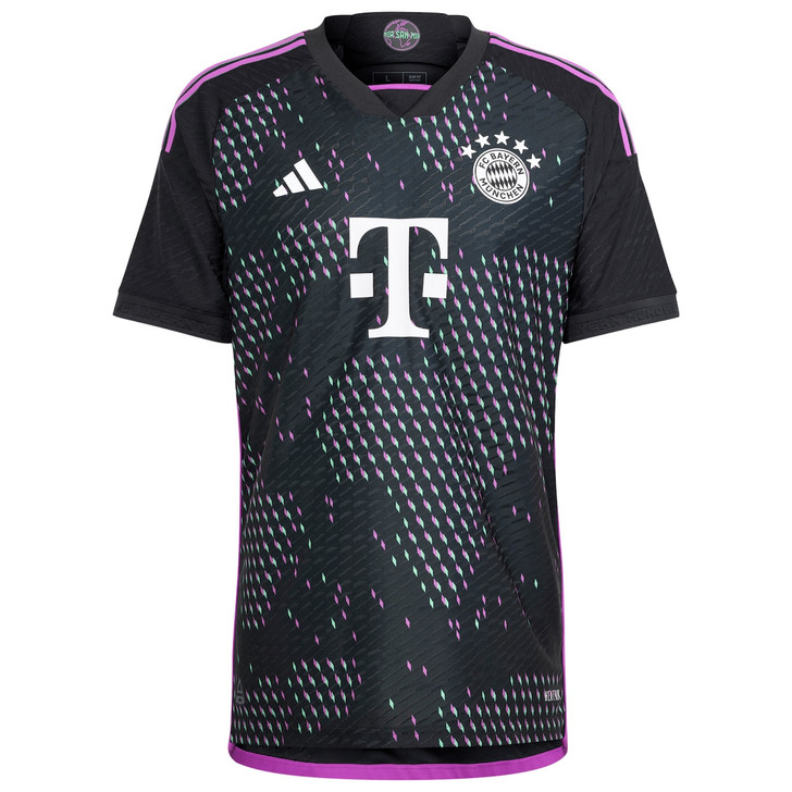 FC Bayern Away Authentic Shirt 2023-24 with Sané 10 printing-Black
