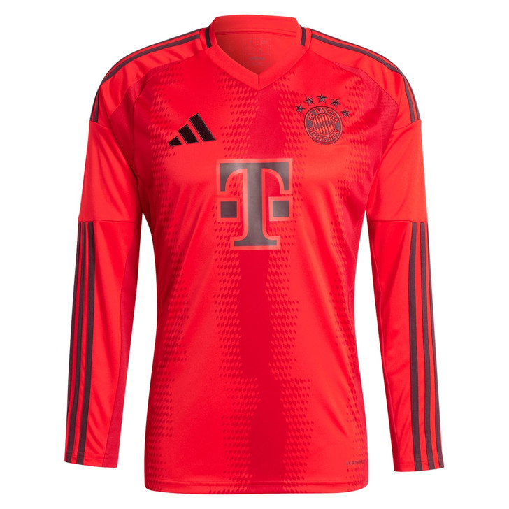 Thomas Müller Bayern Munich 2024/25 Home Long Sleeve Player Jersey - Red