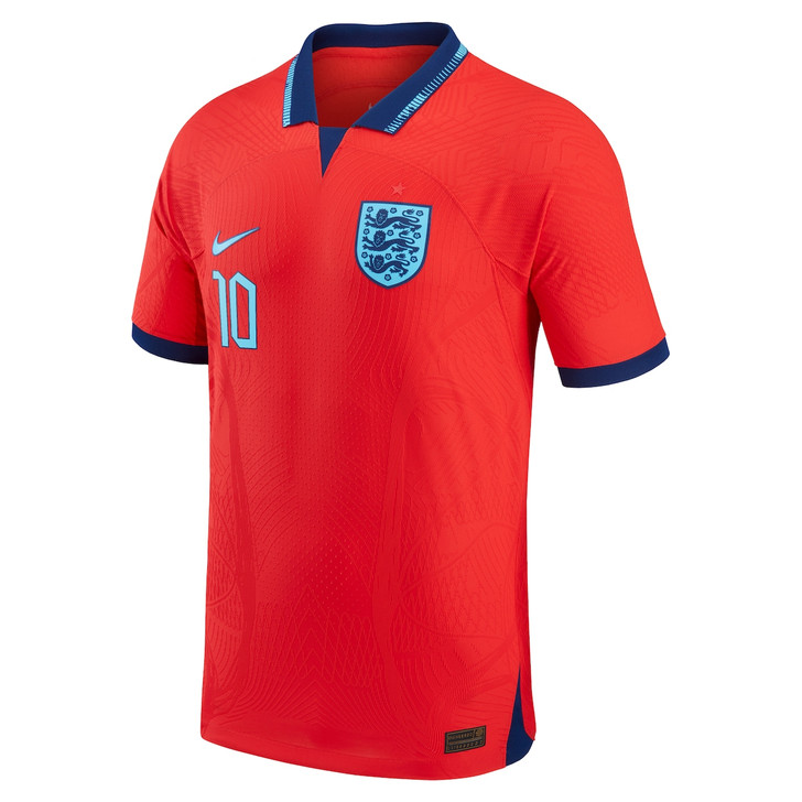Raheem Sterling England National Team 2022-23 Authentic Away Jersey - Red