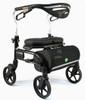 Evolution Trillium Walkers for Seniors & Adults - Walker with Seat,  Black