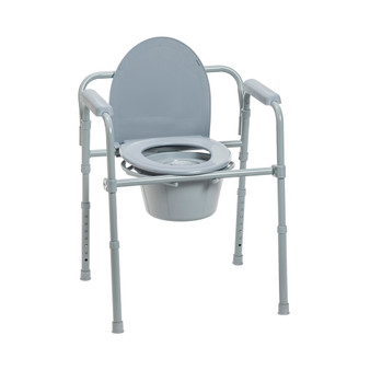 Steel Folding Frame Commode