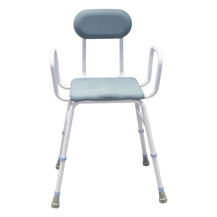 Perching Stool with PU seat and arm rest