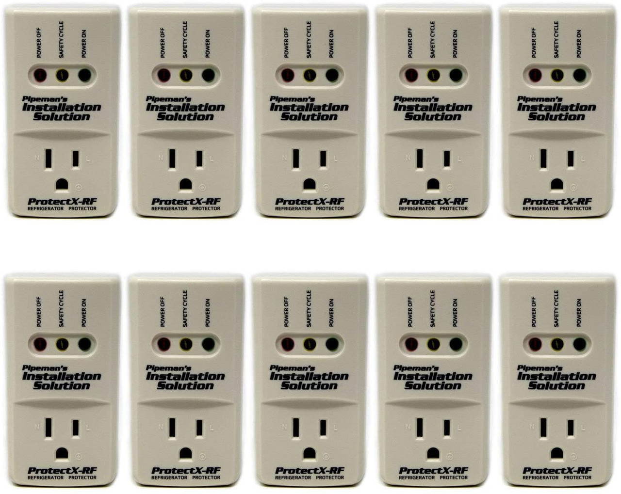 2-Pack 1800 Watts Refrigerator Voltage Surge Protector Appliance