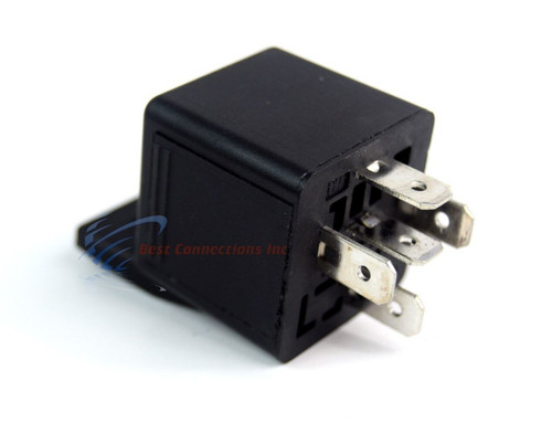 2-Pack Fused Relay 12V 30A/40A 5-Pin Auto Metal Mounting Tab SPST Built in  Fuse - Best Connections