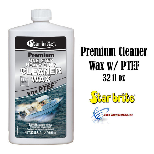 Star Brite Premium Cleaner Wax & Marine Polish w/ PTEF Combo Deal 85732  89632 - Ocala Powersports