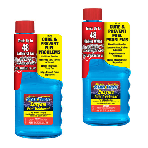  STAR BRITE Star Tron Fuel Tank Cleaner - Remove Sludge, Varnish  & Other Deposits - Rejuvanate Old, Stale Fuel - Concentrated Formula Works  In Gas Tanks & Diesel Tanks - 128 OZ (093600N)