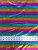 Nylon Spandex 4 Way Stretch w/ Ombre Horizontal Foil Stripes Fabric