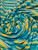 Textured Diagonal Striped Velvet Design on Nylon Spandex Fabric