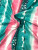 Polyester Spandex 2 way Stretch with Stripes Shiny Foil Design Fabric